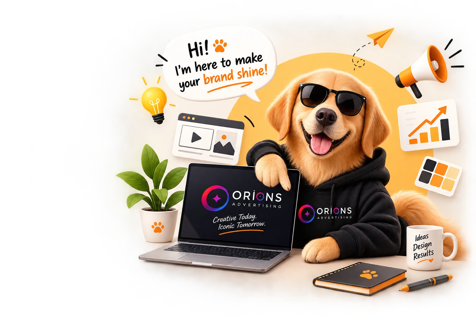 Orions Advertising mascot