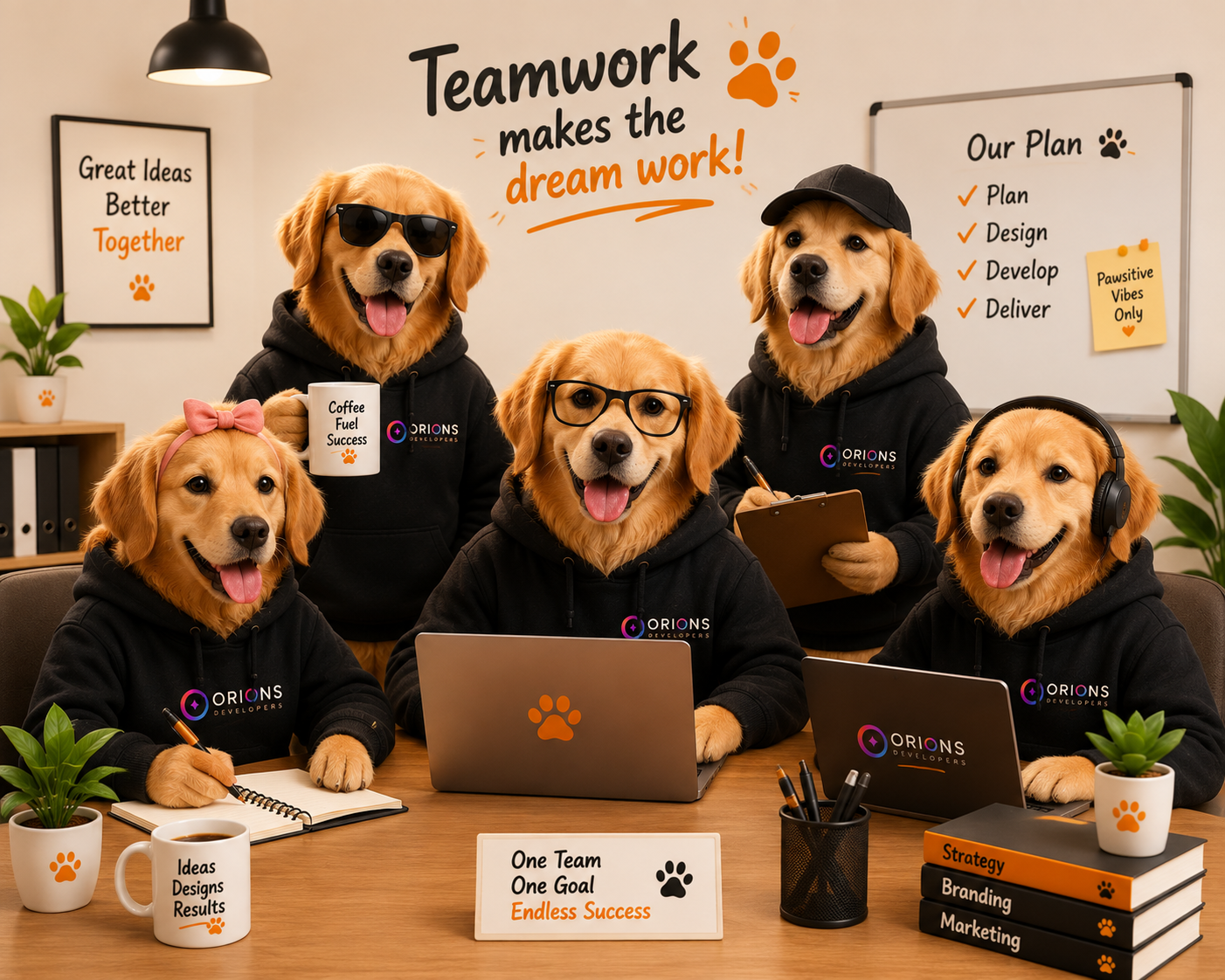 Orions Advertising team